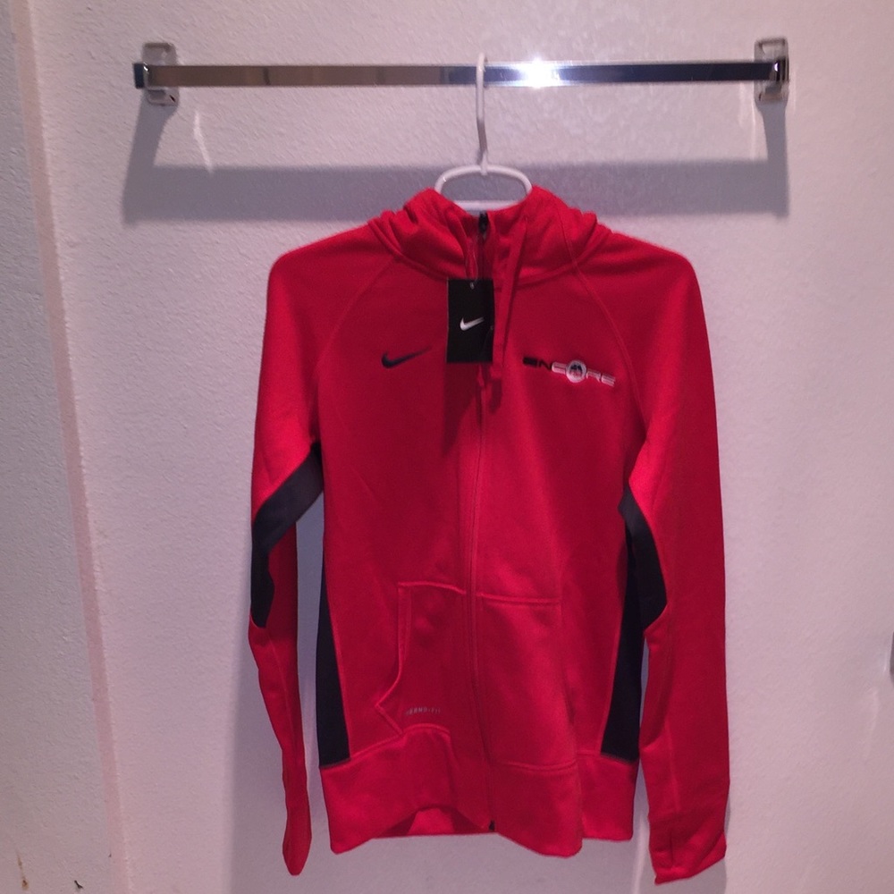 NWT Nike Women’s Red Therma-Fit Zip-Up Jacket